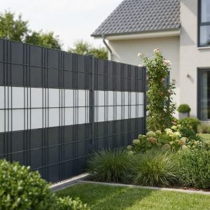 doppelstabmattenzaun sichtschutz